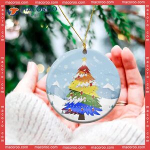 Lgbt Christmas Tree Ceramic Ornament