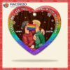 Lgbt Couple Every Time I See You Custom Name Christmas Ceramic Ornament