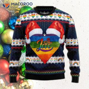 Lgbt Heart Ugly Christmas Sweater