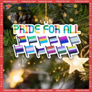 Lgbt Pride Custom-shaped Christmas Acrylic Ornament