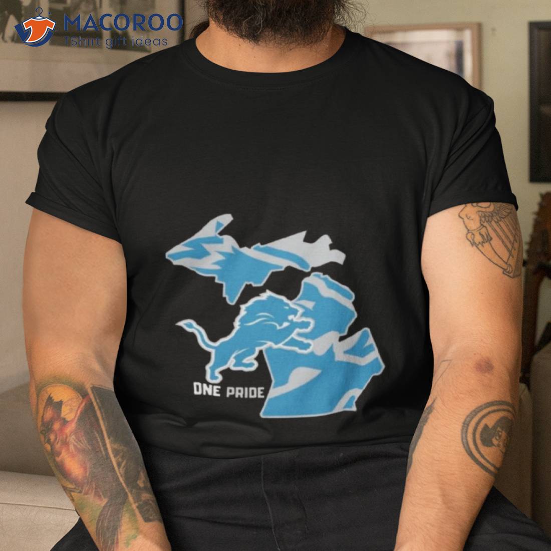 Licensed Gear Detroit Lions Local Essential Shirt Licensed Gear Detroit Lions Local Essential Shirt
