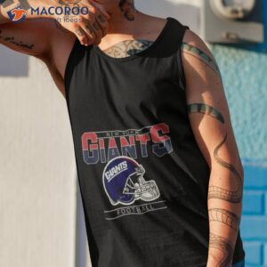 licensed gear new york giants 47 gridiron classics time lock franklin shirt tank top 1