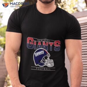 licensed gear new york giants 47 gridiron classics time lock franklin shirt tshirt