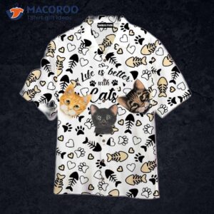Life Is Better With Cat Hawaiian Shirts