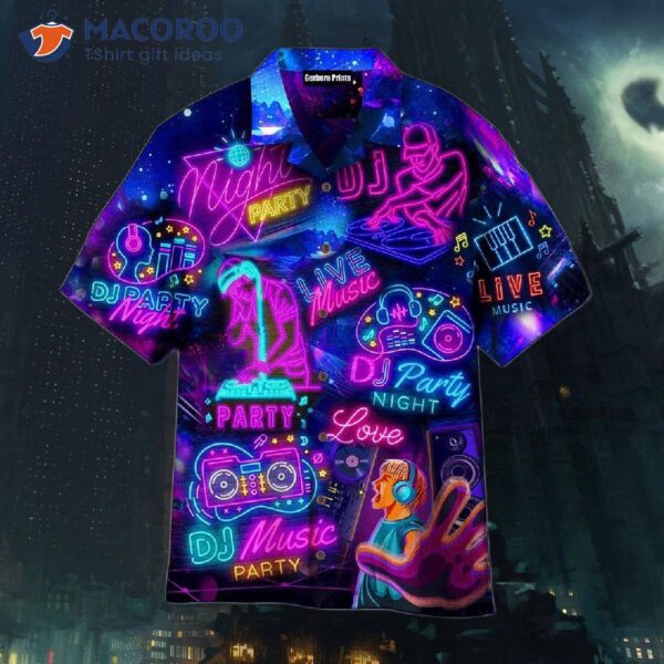 Life Is Better With Dj Neon Music Party Hawaiian Shirts