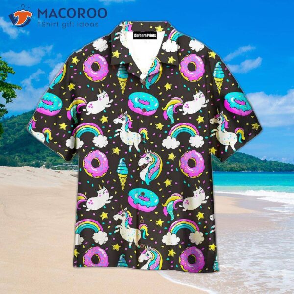 Life Is Better With Unicorn Donuts, Ice Cream, And Hawaiian Shirts.