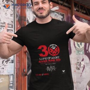 life of agony river runs red 30th anniversary world tour 2023 shirt tshirt 1