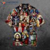 Life Of Jesus Stained-glass Pattern Hawaiian Shirts