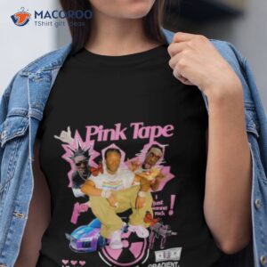 lil uzi vert announces 2023 pink tape tour shirt tshirt