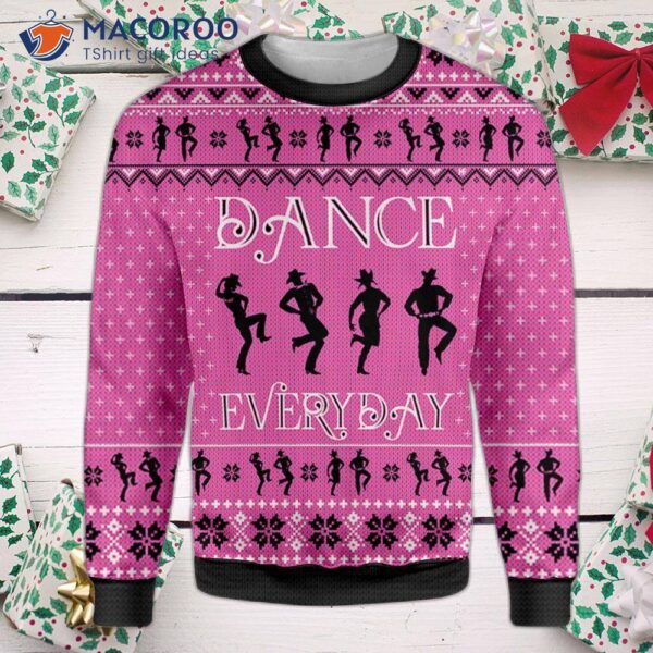 Line Dance In An Ugly Christmas Sweater