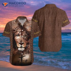 Lion Jesus Hawaiian Shirts