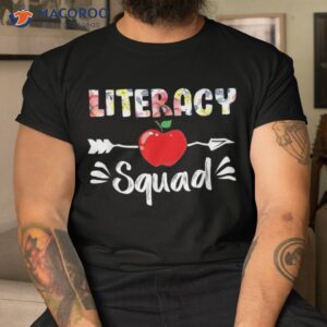 literacy squad shirt funny back to school gifts students tshirt