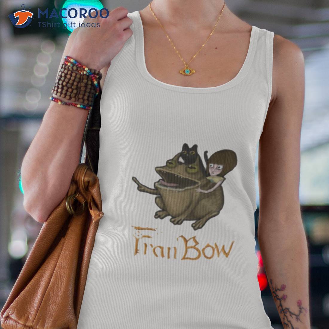 Little Cute Girl Fran Bow Shirt Tank Top 4