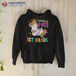 little miss 1st grade back to school hello first girls shirt hoodie