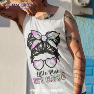 little miss first grade girls 1st girl back to school shirt tank top 1