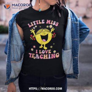 little miss i love teaching halloween toddlers kids girls shirt halloween gift ideas for adults tshirt
