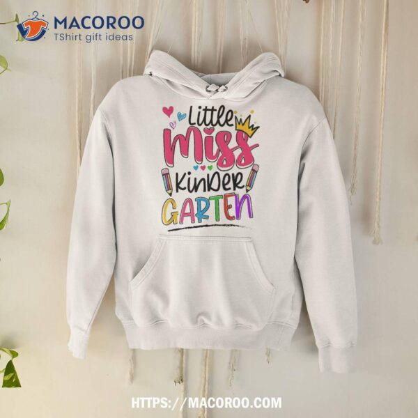 Little Miss Kindergarten Shirt Back To School Kinder Girls