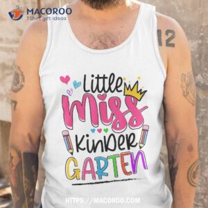 little miss kindergarten shirt back to school kinder girls tank top