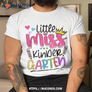 Little Miss Kindergarten Shirt Back To School Kinder Girls