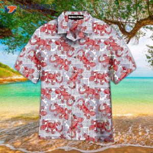 Lizard Silhouette Hawaiian Shirts