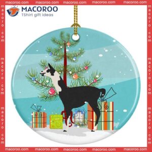 Llama Q’ara Christmas Ceramic Ornament