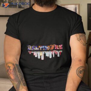 logo maryland sport teams skyline city shirt tshirt