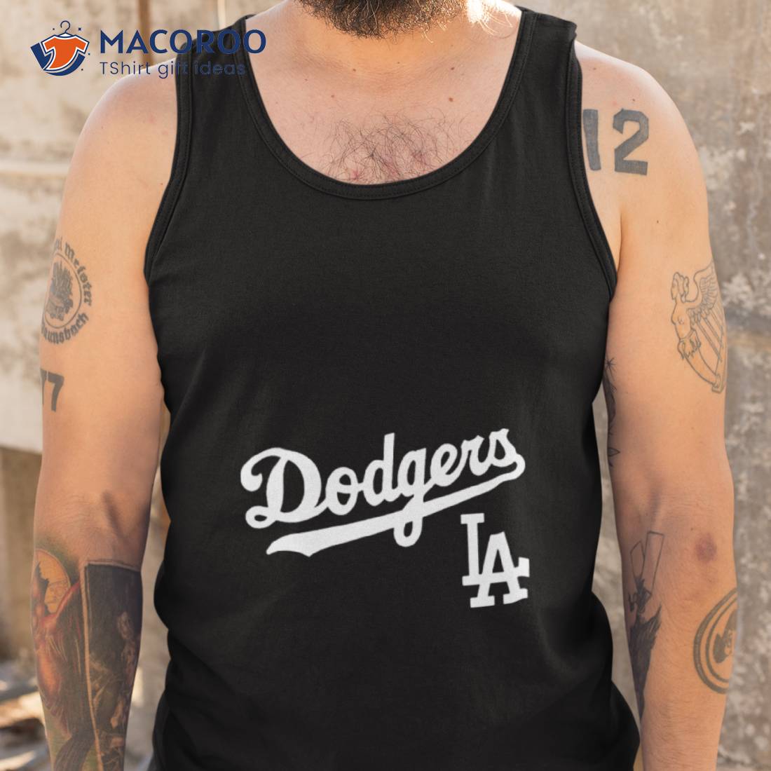 Los Angeles Dodgers Fanatics Branded Team Lockup Shirt Los Angeles Dodgers Fanatics Branded Team Lockup Shirt