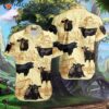 Lovers Of Black Angus Cattle At The Farm Wear Yellow Hawaiian Shirts