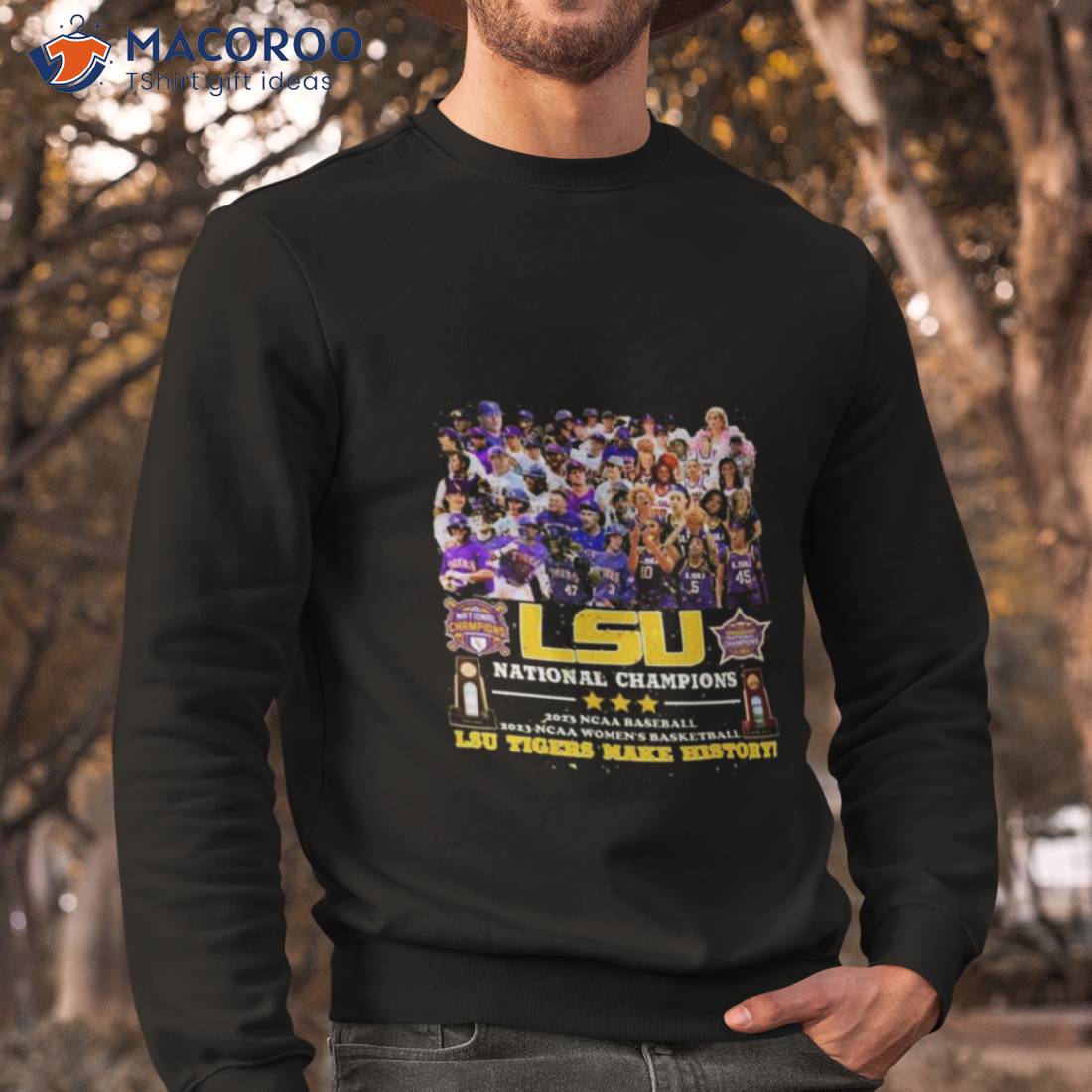 Lsu National Champions 2023 Ncaa Baseball 2023 Ncaa Women’s Basketball Lsu Tigers Make History Shirt Lsu National Champions 2023 Ncaa Baseball 2023 Ncaa Women’s Basketball Lsu Tigers Make History Shirt