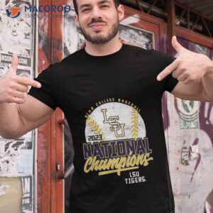 lsu tigers 2023 ncaa mens baseball college world series champions distressed baseball t shirt tshirt 1