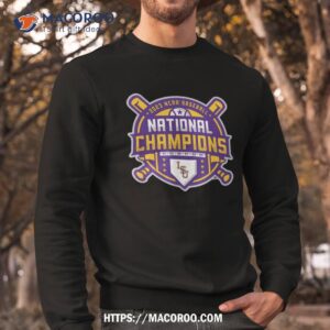 lsu tigers national champs 2023 baseball official logo shirt sweatshirt