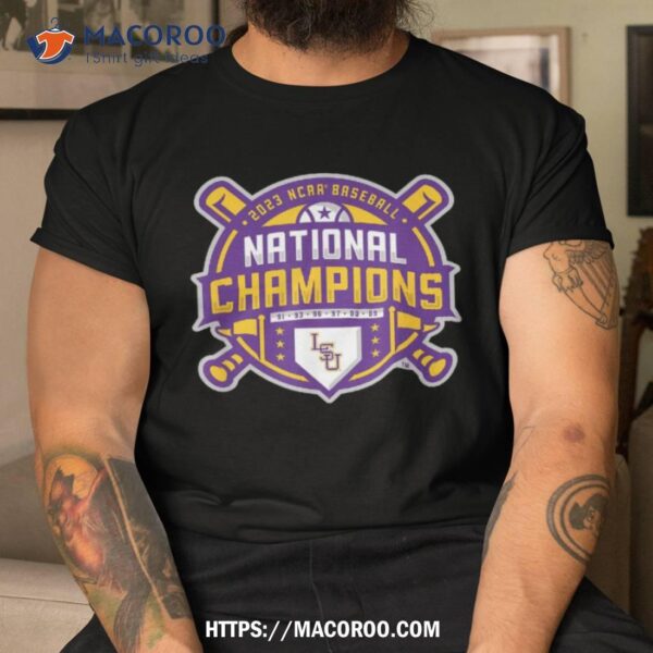 Lsu Tigers National Champs 2023 Baseball Official Logo Shirt