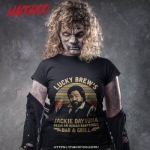 Lucky Brew Jackie – Bar And Grill Vintage Design Shirt