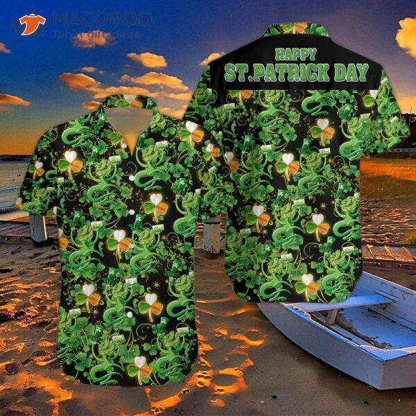 Lucky Clover Irish St. Patrick’s Day Hawaiian Shirts