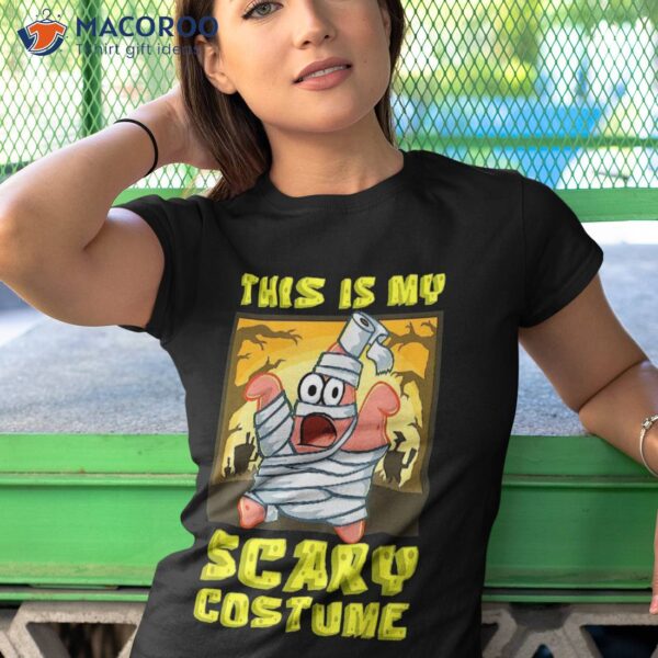 Mademark X Spongebob Squarepants – Halloween This Is My Scary Costume Patrick Mummy Shirt