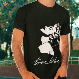 madonna 80s retro style true blue shirt tshirt