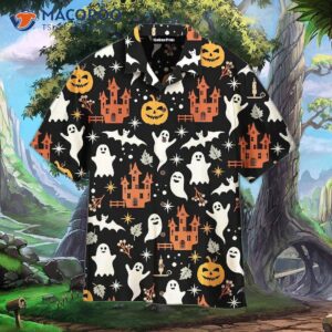 Magic Kingdom Halloween Black Hawaiian Shirts