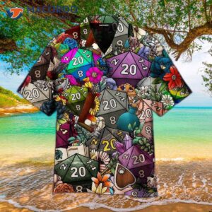 Magic Polyhedral Dice World Dd Hawaiian Shirt