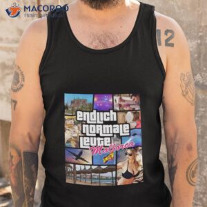 mallorca finally normal people comic style shirt tank top