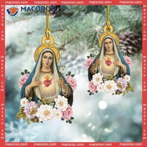 Mama Mary’s Car Custom-shaped Christmas Acrylic Ornament