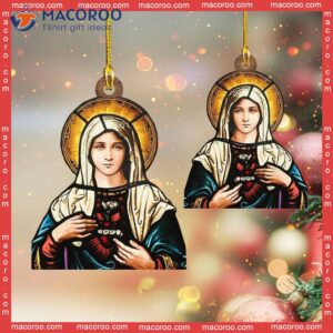Mama Mary’s Custom-shaped Christmas Acrylic Ornament