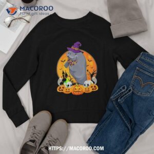 manatee lover scary pumpkin skull witch halloween shirt cute spooky sweatshirt