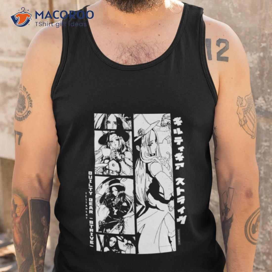 Manga Design Testament Guilty Gear Shirt Manga Design Testament Guilty Gear Shirt