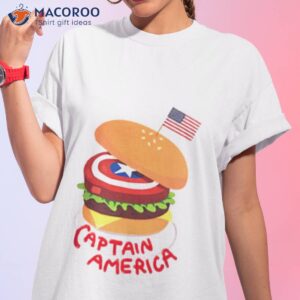Marvel Captain America Burger Shirt Marvel Captain America Burger Shirt