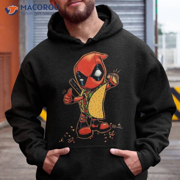 Marvel Comics Retro Classic Halloween Taco Deadpool Shirt