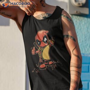 marvel comics retro classic halloween taco deadpool shirt tank top 1