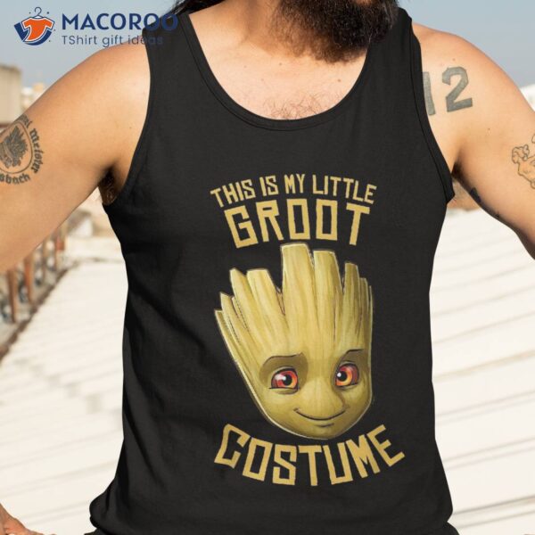 Marvel Gotg This Is My Little Groot Costume Halloween Shirt