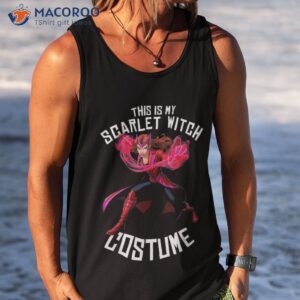 marvel halloween this is my scarlet witch costume shirt tank top