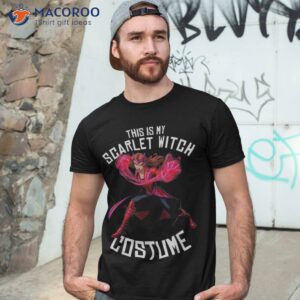 marvel halloween this is my scarlet witch costume shirt tshirt 3