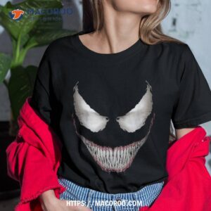 marvel halloween venom big face grin costume shirt unique halloween gifts tshirt